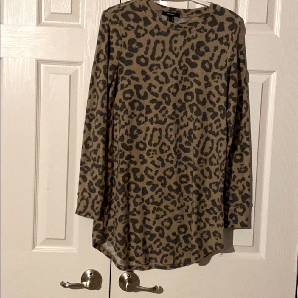 Cheetah print sweater